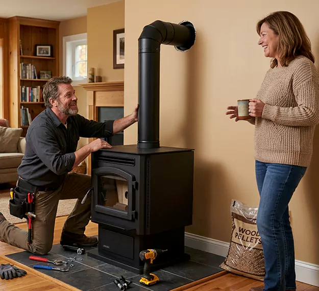 Certified Pellet Fireplace Installation Company: Your Local Pellet Stove Fitting Team in Bridgewater, NJ