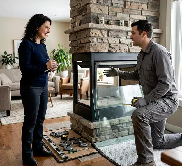 Certified Fireplace Glass Installation Company: Your Local Fireplace Glass Door Installer in Bridgewater, NJ