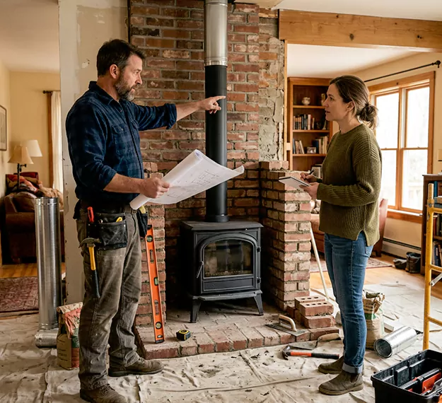 Why Bridgewater Homeowners Choose Our Wood Fireplace Installation Team?