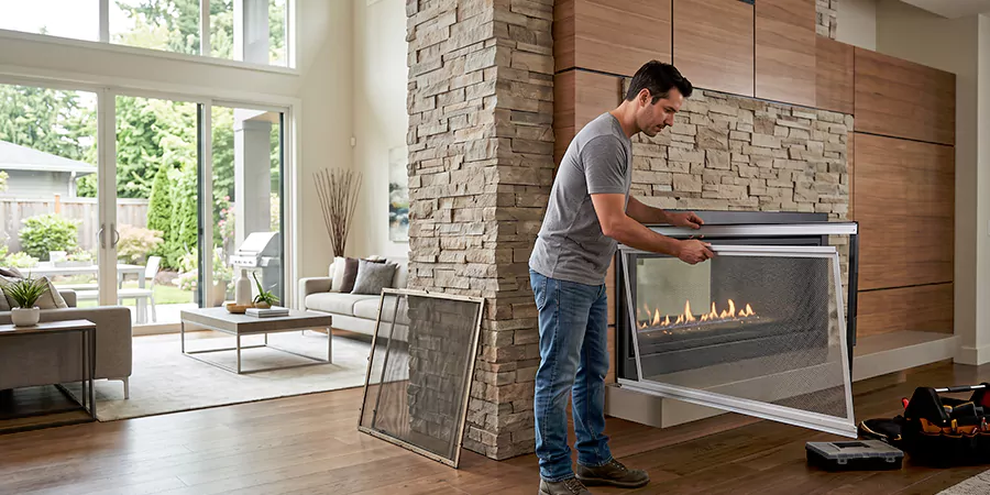 Fireplace Insert Screen Replacement Bridgewater