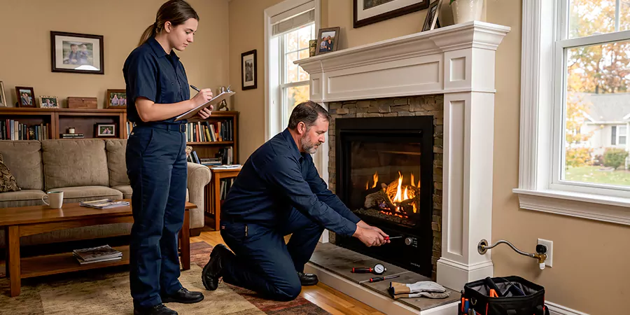 Fireplace Gas Line and Hookup Bridgewater