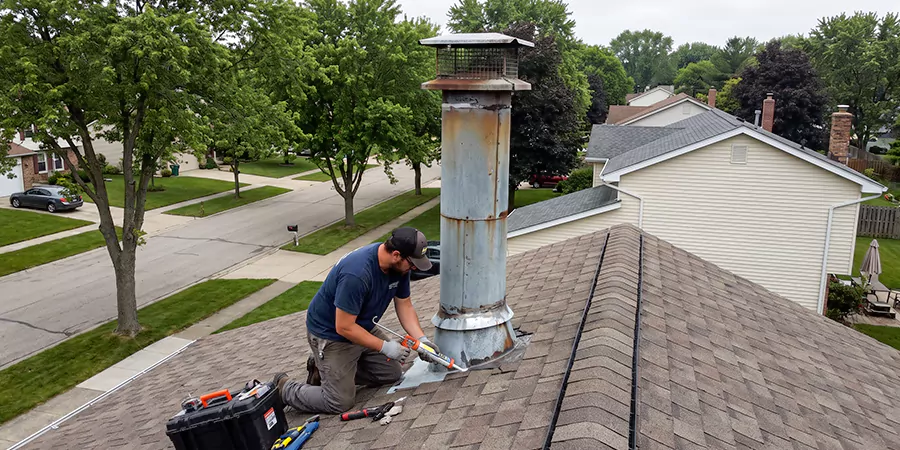 Stone, Stucco, and Metal Chimney Leak Repair Bridgewater