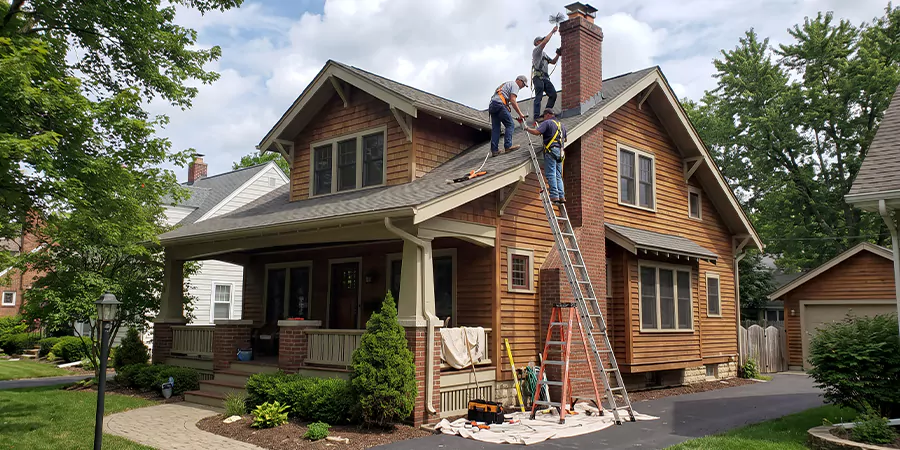 Residential Chimney Masonry Repair and Tuckpointing Bridgewater